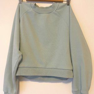 Blue Aritzia Sunday Best crop sweatshirt